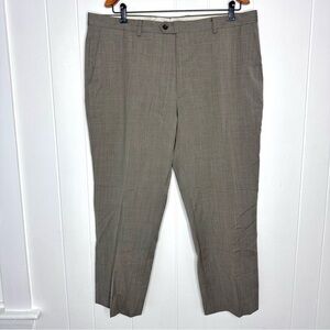 Jos A Bank Reserve Tan/Taupe Marzotto Wool Dress Pants